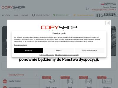 Copyshop - drukarnia i punkt ksero Kraków