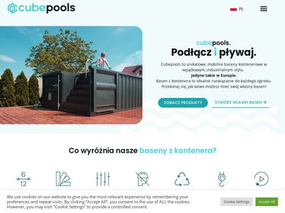Mobilne baseny od Cube Pools