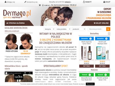 Dermago.pl - kosmetyki do zagęszczania włosów