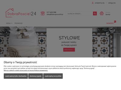 Pościele, Koce, Kołdry i Poduszki - Tekstylia on-line dobraposciel24.pl