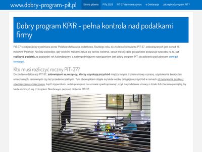 Dobry-program-pit.pl łatwe rozliczenie pit 2021