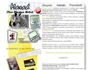 Metki Odzieżowe, wszywki drukowane, etykietki kartonowe - drukwszywek.pl