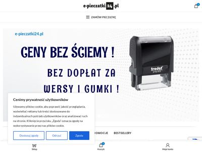 Pieczątka firmowa nomo online w 24h na e-pieczatki24.pl