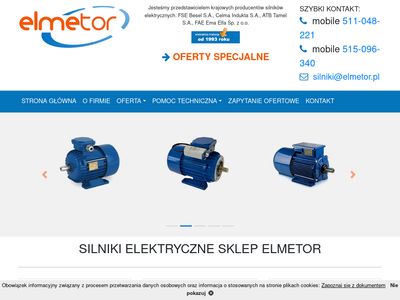 Elmetor - dystrybutor silników elektrycznych