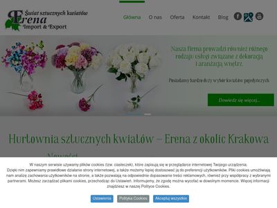 Kwiaty sztuczne - erena.pl