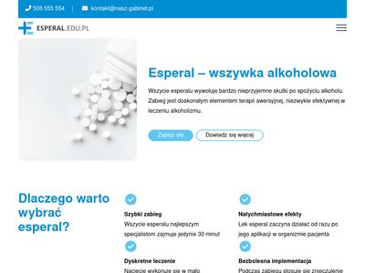 Wszywki alkoholowe Łódź - Esperal Edu