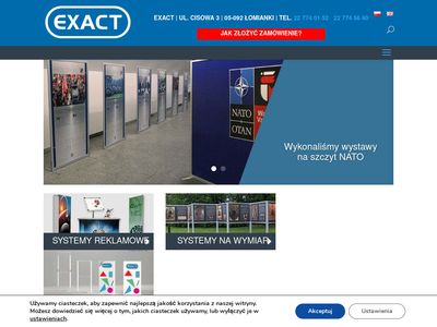 Systemy reklamowe na zamówienie - exact.net.pl
