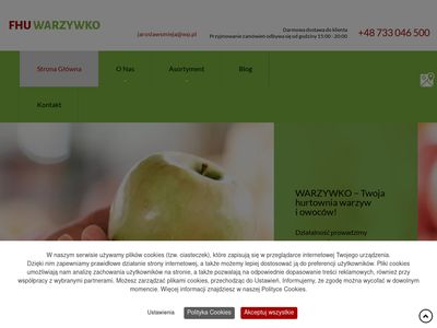 Fhuwarzywko.pl dowóz warzyw i owoców