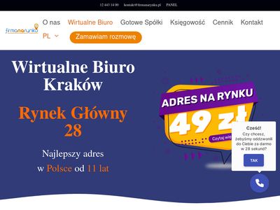 Wirtualne biuro Kraków - firmanarynku.pl