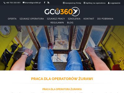 Operator żurawi - www.gco360.pl
