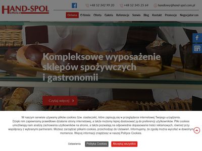 Wyposażenie sklepów Bydgoszcz hand-spol.com.pl