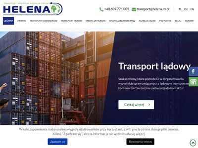 Transport kontenerów morskich - helena-ts.pl