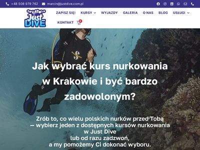 Justdive.com.pl - kurs nurkowania Kraków