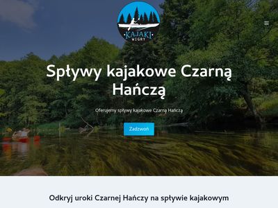 Spływy Czarna Hańcza Wypożyczalnia - kajaki-wigry.pl