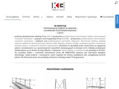 Aluminiowe drabiny teleskopowe - kb-inwestycje.pl
