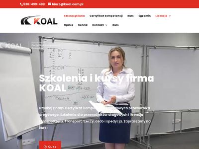 Certyfikat kompetencji zawodowych przewoźnika - www.koal.com.pl