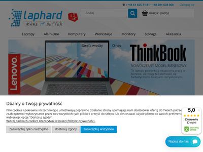 Sklep Laphard.pl - Certyfikowany partner HP, Lenovo, Dell