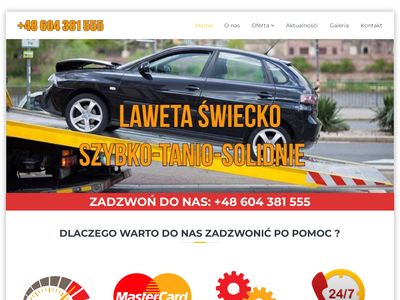 Www.laweta-swiecko.com.pl - Pomoc Drogowa