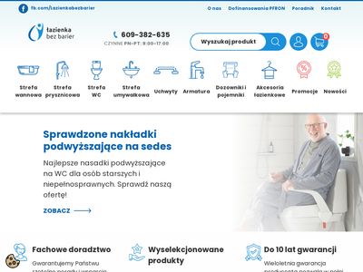 Łazienka dla seniora - LazienkaBezBarier.com.pl