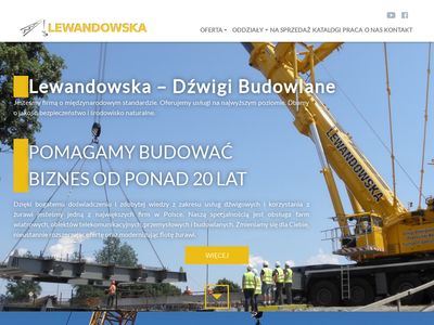 Lewandowska - Dźwigi Budowlane i Żurawie Samojezdne