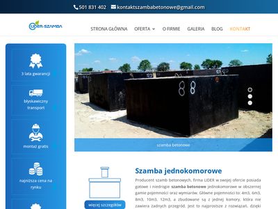 Szamba Betonowe - Liderszamba.pl