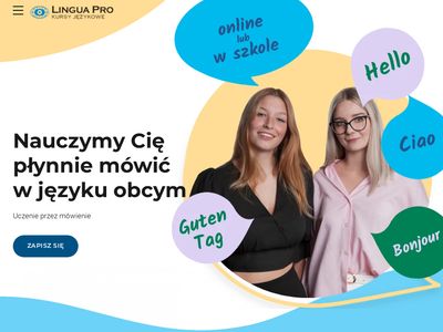 Nauka języka z lektorem - lingua-pro.pl