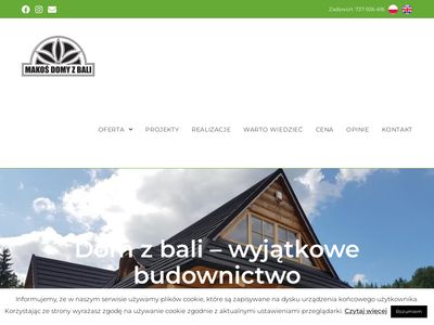Producent domów drewnianych - makosdomyzbali.pl