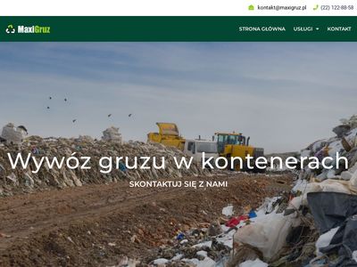 Maxigruz.pl - kontenery na gruz i śmieci
