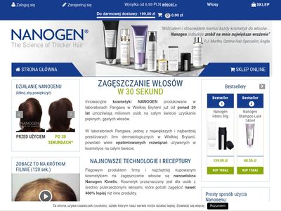 Preparaty na porost włosów - nanogen.pl