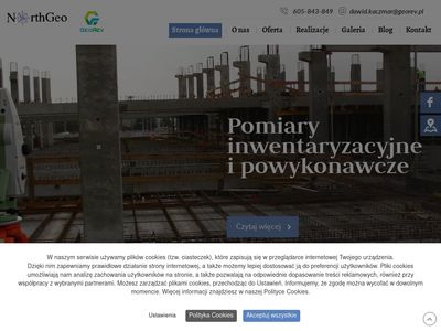 Geodezyjne pomiary powykonawcze wrocław - northgeo.pl