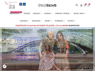Nosens.pl ekskluzywne marki odzieżowe