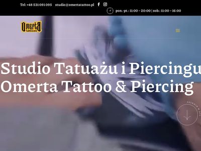 Studio tatuażu Wrocław, salon - Omerta Tattoo