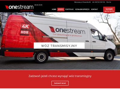 Wóz transmisyjny - onestream.pl