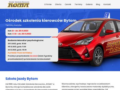 Szkoła jazdy w Bytomiu - oskroma.pl