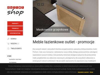 Meble łazienkowe promocja - outletshop.com.pl