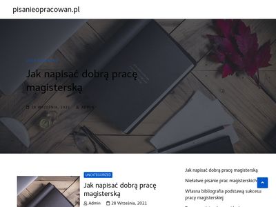 Profesjonalne Pisanie Prac Dyplomowych - pisanieopracowan.pl