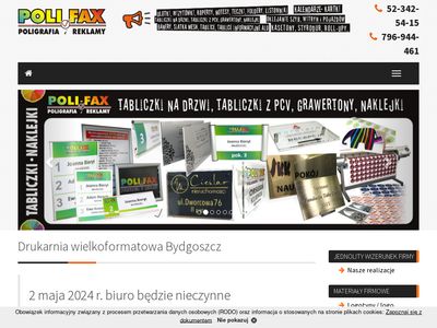Www.polifax.pl pieczątki Bydgoszcz