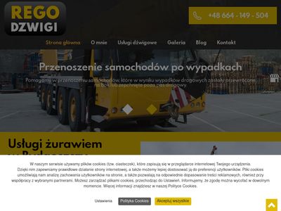 Usługi żurawiem bydgoszcz - regodzwigi.pl
