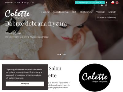 Colette: salon fryzjerski i salon kosmetyczny