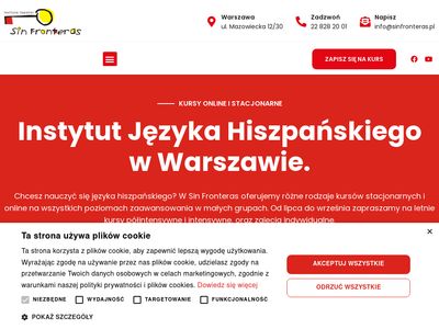 Język hiszpański w Warszawie - sinfronteras.pl