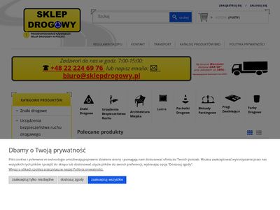 Sklepdrogowy.pl znaki drogowe sklep