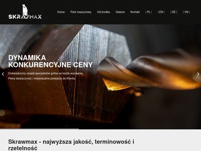 Cnc obróbka - skrawmax.pl