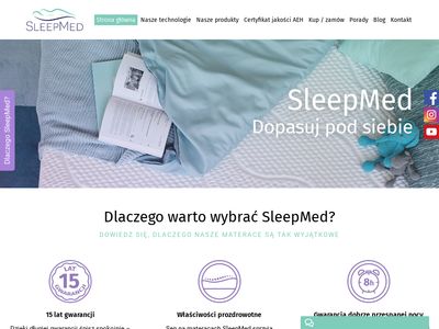 Materac ortopedyczny - sleepmed.pl