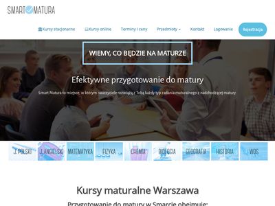 Smart Matura - Kursy maturalne w Warszawie