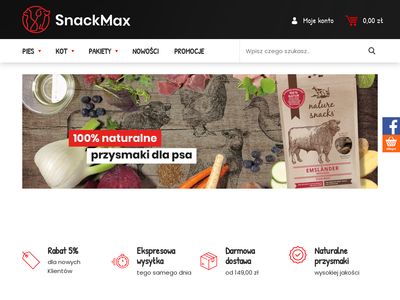 Sklep zoologiczny online - snackmax.pl