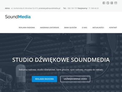 Soundmedia wrocławskie studio dźwiękowe