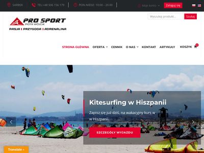 Szkoła kitesurfingu i windsurfingu - surf-sarbsk.pl