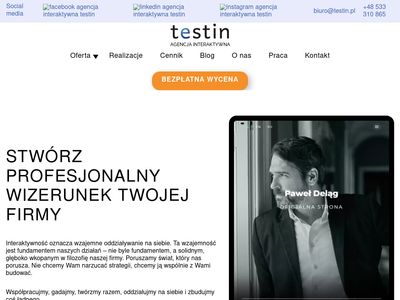Profesjonalne strony internetowe - testin.pl