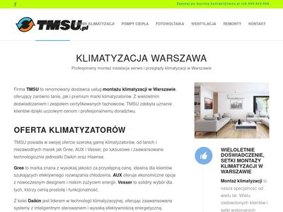 Przegląd klimatyzacji Warszawa - tmsu.pl