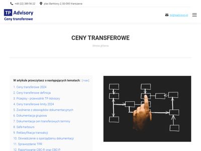 Dokumentacja cen transferowych - TPAdvisory.pl